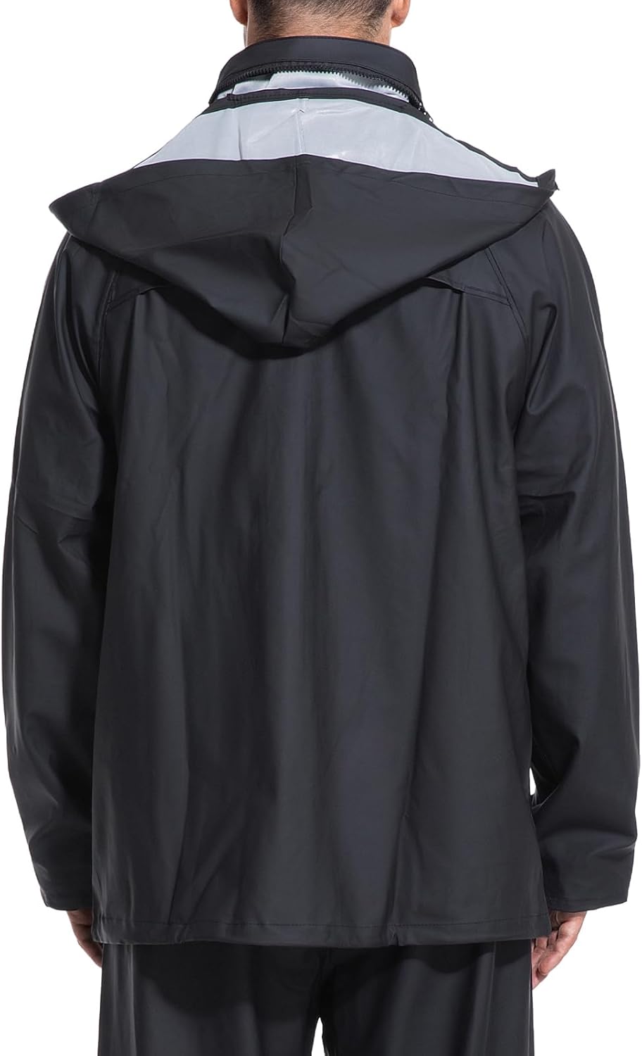 Rain Suit For Men & Women Waterproof Heavy Duty Rain Gear Reflective Jacket for Fishing Outdoor Work Raincoats - Image 2