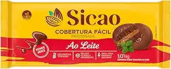 Cobertura Chocolate Fracionado Dia a Dia Ao Leite 1,01kg - Sicao