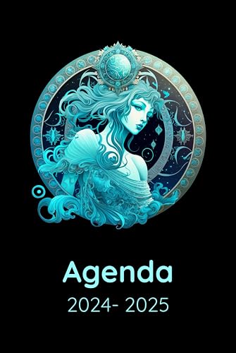 Agenda 2024-2025: Segno Zodiacale Acquario, Regalo per Gli Amanti dell'astrologia, Calendario 24-25, Pianificatore Agenda Settimanale Mensile