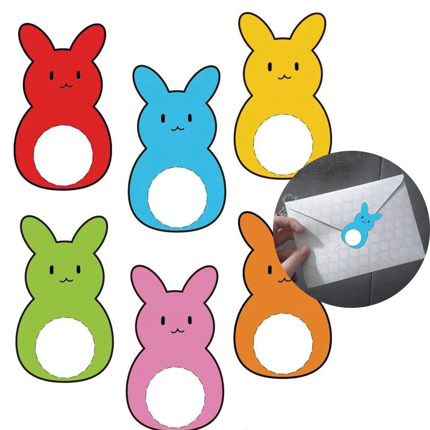 Cajas Impresas Personalizada Bunny Para Huevo De Pascua (x2
