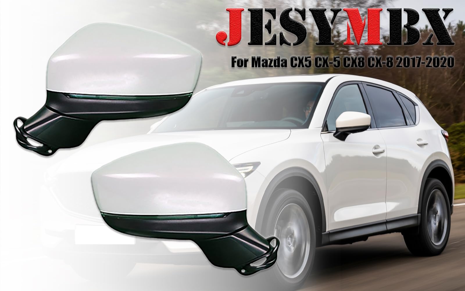 Amazon.com: JESYMBX For MAZDA CX5 CX8 2017-2020 8Pins Rearview