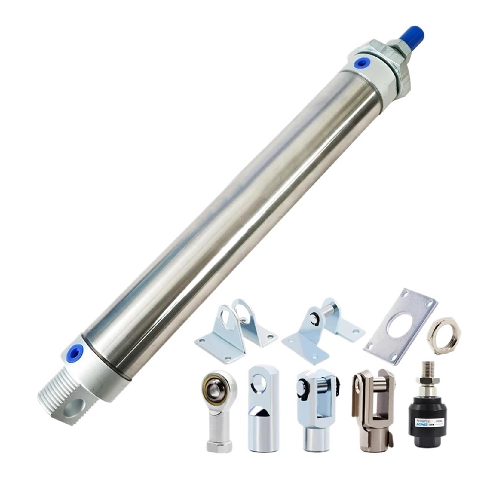 Cylindre pneumatique MA40x450 double effet en acier inoxydable avec fixation FA