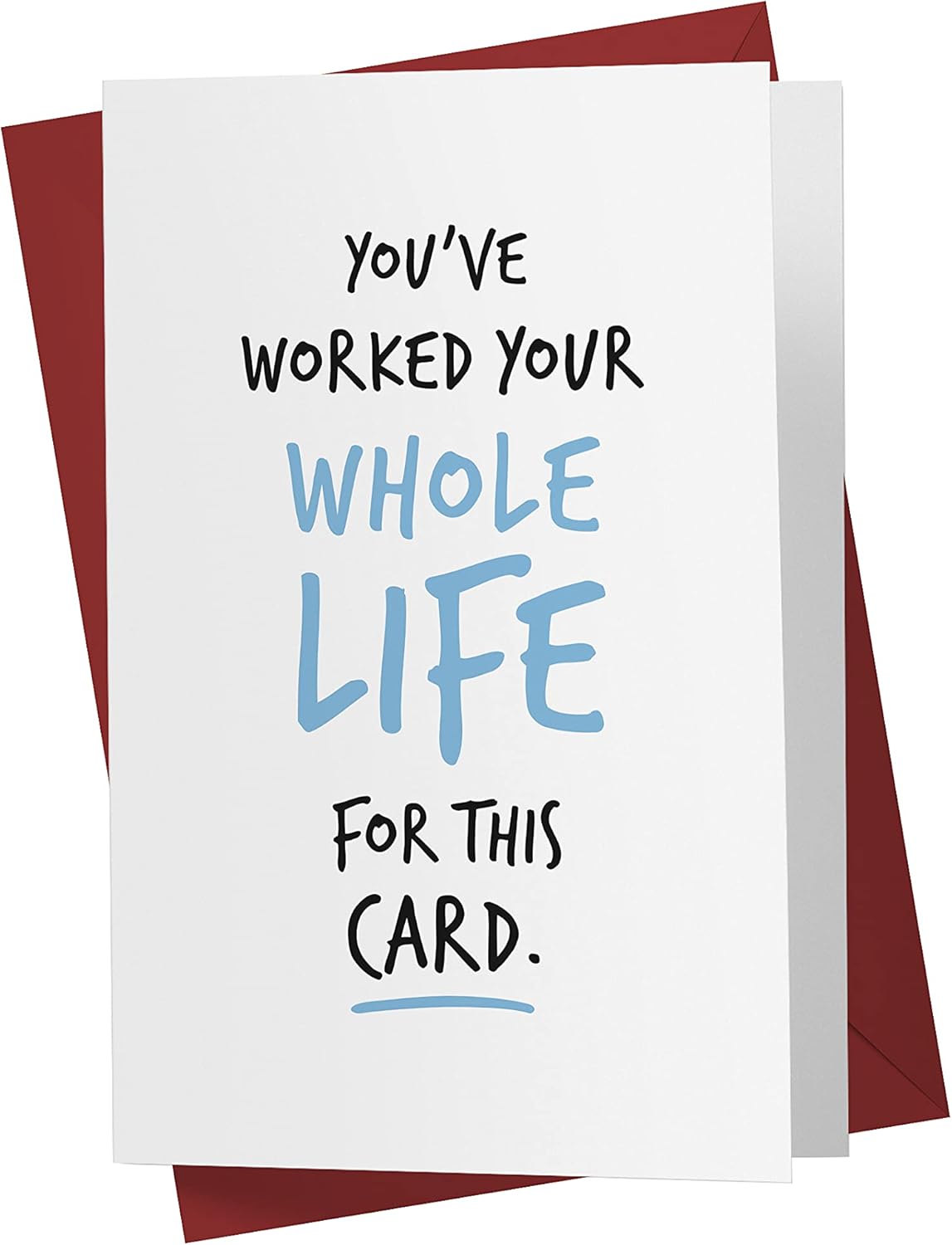 Funny Retirement Card For Men and Women, Retirement Cards For Him Or Her, Single