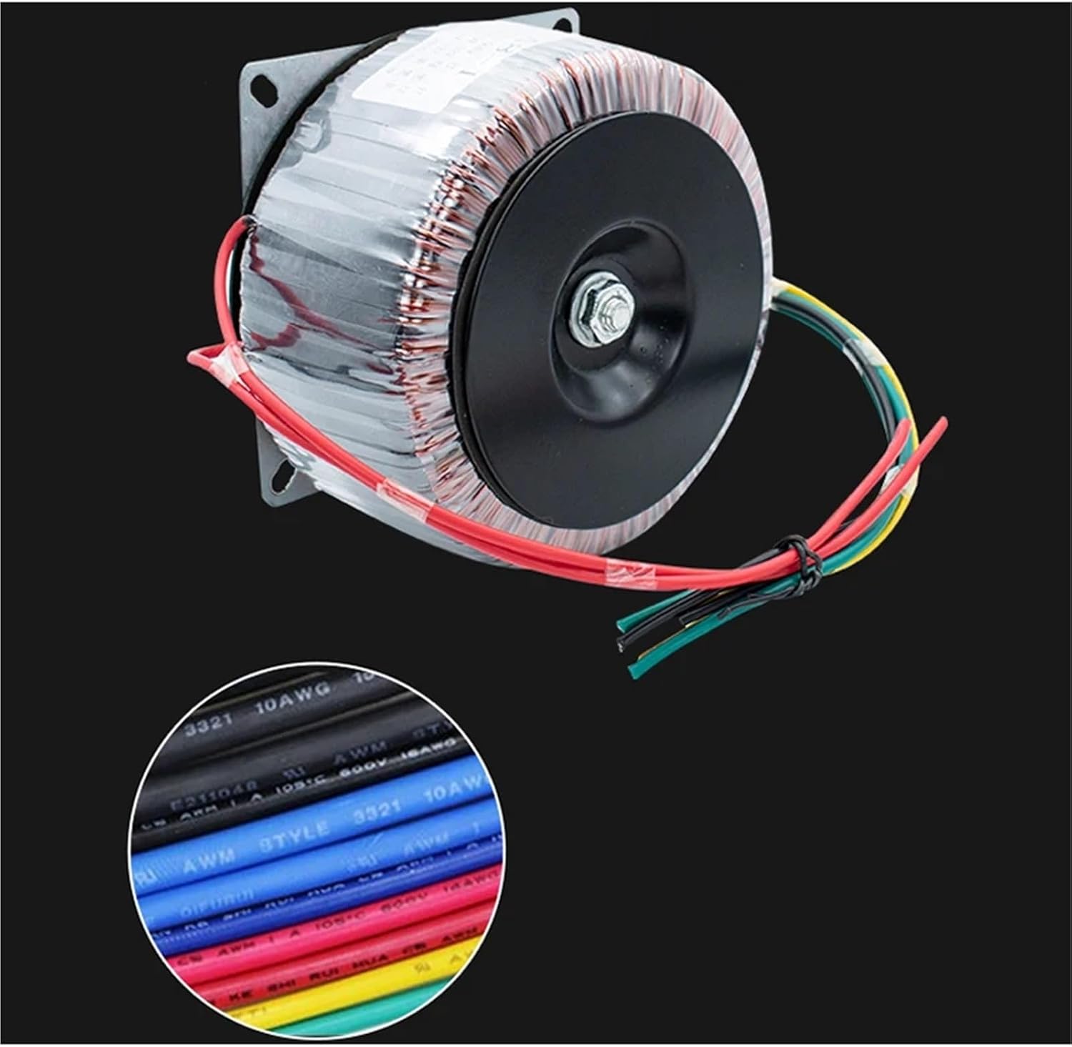 Toroidal Transformer Ring Cow Wall Heater 1800W Power Amplifier 220 Power Amplifier Board Audio Fire Cow Isolation 52v Dual 56v1(Dual 32V Dual 12V)