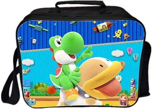 Qushy Yoshi's Crafted World - Lonchera unisex para picnic (I)