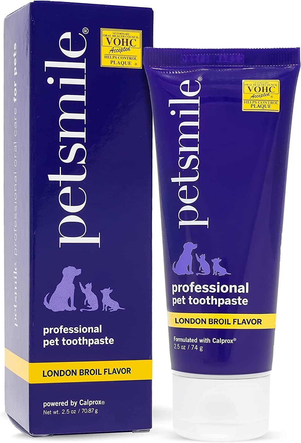 Petsmile Professional Pet Toothpaste | Cat & Dog Dental Care | Controls Plaque, Tartar, & Bad Breathe | Only VOHC Accepted Toothpaste |…