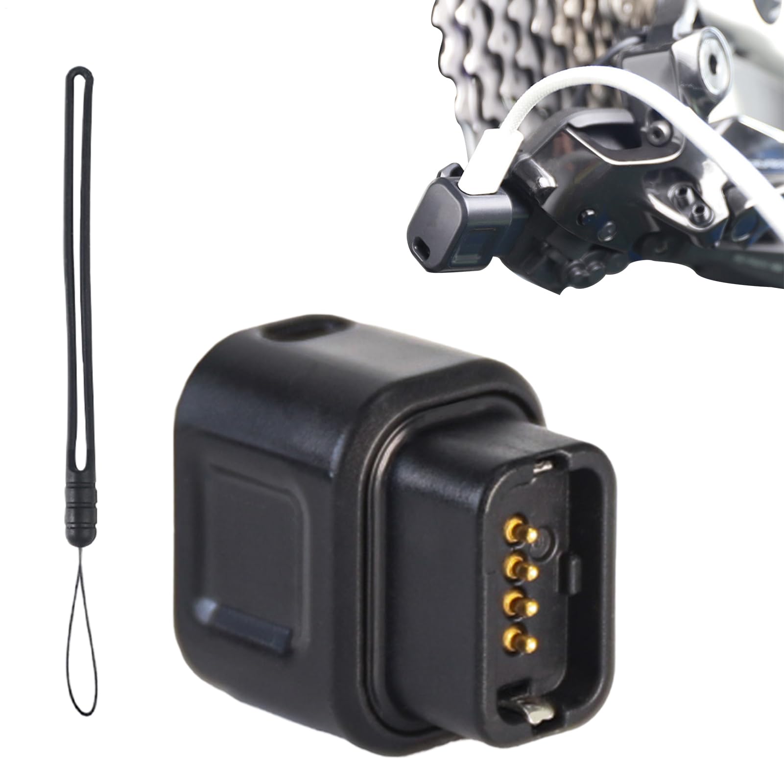 Cabezal de adaptador de carga de bicicleta eléctrica y conector con protección 8