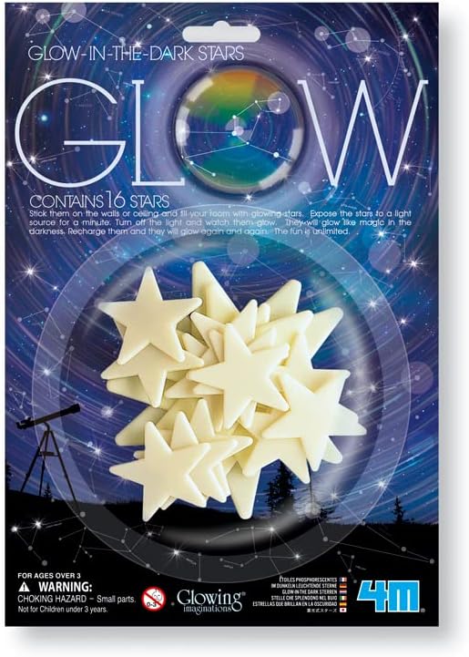 4M Glow in The Dark Stars Glowing Imaginations