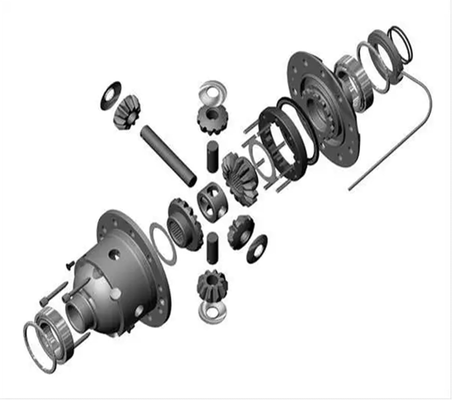 Air Differential Locker 30 Spline Differential Compatible For Toyota 8.0 (7.8) Inch RD132