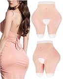 OOKIIMIMI Silicone Pants for Crossdressers Hip Enhancer Open Crotch Buttock Silicone Fake Butt Pants Drag Queens Transgender