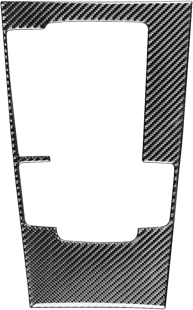 Carbon Fiber Interior Trim Overlay Kit, Multi-Piece Dash & Console Accent Cover Set Compatible with 2020 Mazda Axela (Mazda 3) (Center Console Kit (10pc))