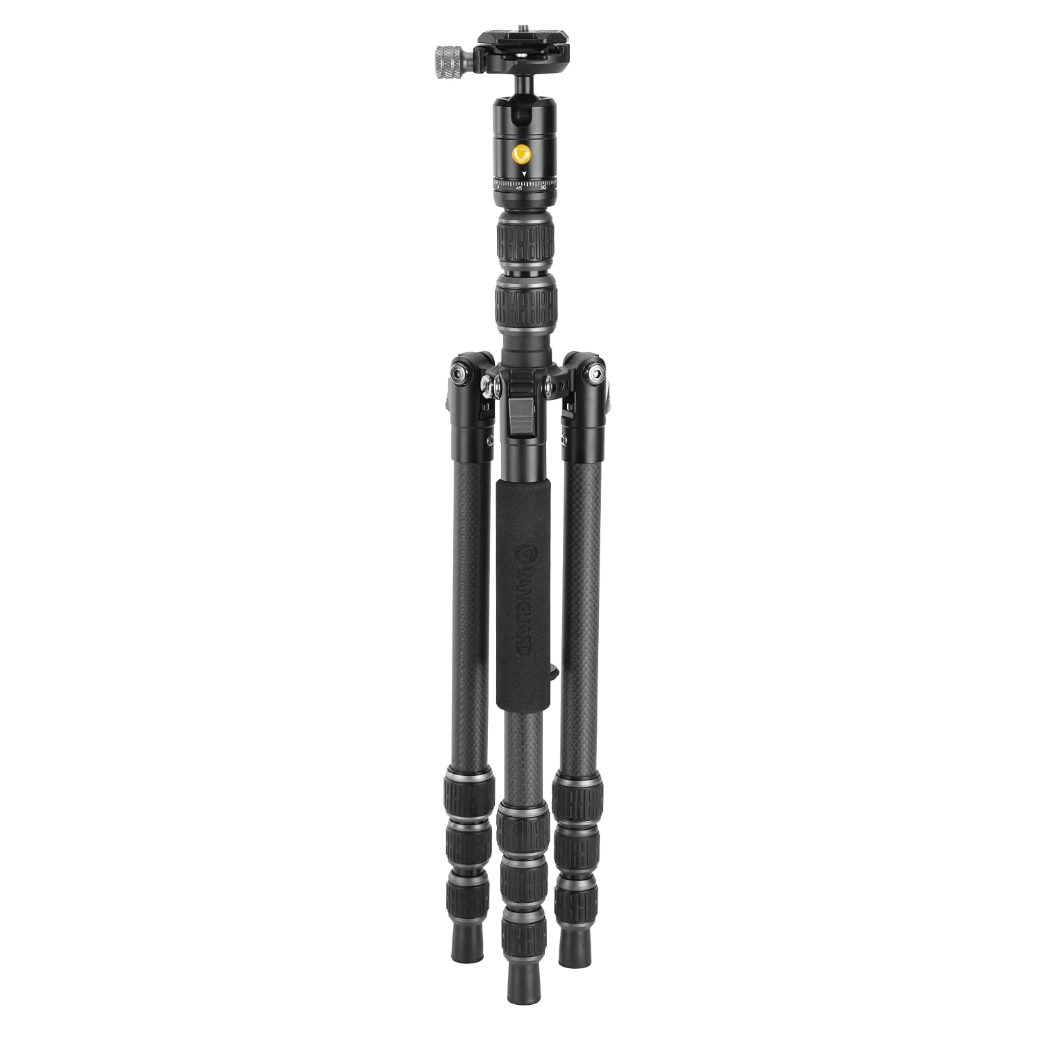 Vanguard VEO 3GO 204CB G2 Lightweight Carbon Fiber Travel Tripod with Ball Head, Smart Phone Holder, Bluetooth Remote, and Tripod Bag