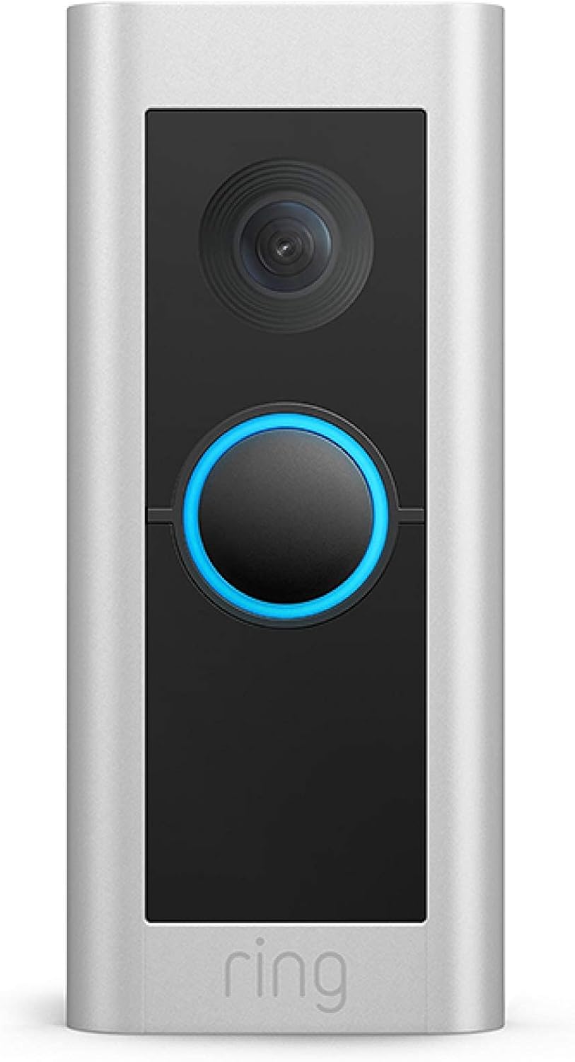 Like-New Ring Wired Doorbell Pro (Video Doorbell Pro 2) – Best-in-class with cutting-edge features (existing doorbell wiring required)
