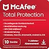 McAfee Total Protection 2023 | 10 Geräte | Virenschutz- und Internet-Sicherheitssoftware | inkl. VPN, Kennwort-Manager, elterliche Überwachung | 1-Jahres-Abonnement | Download-Code