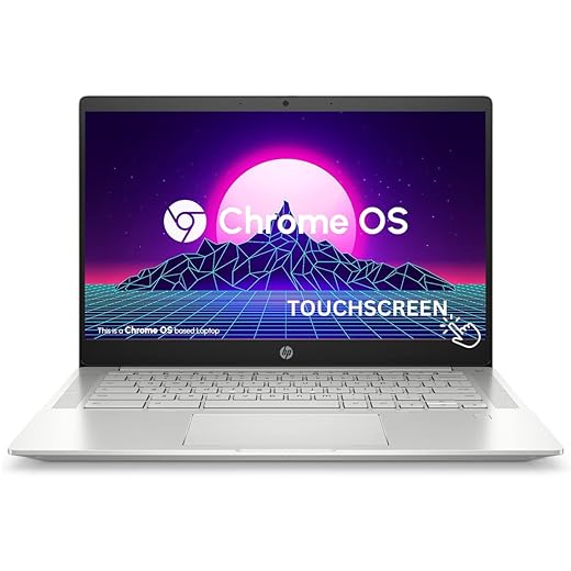 (Renewed) HP Chromebook Pro 10th Gen Intel Core i5 14" (35.6 cm) FHD Touchscreen Thin & Light Laptop (8 GB DDR4 RAM, 64GB eMMC + 32GB MicroSD Card, Chrome OS, UHD Graphics, WiFi, BT, Webcam)
