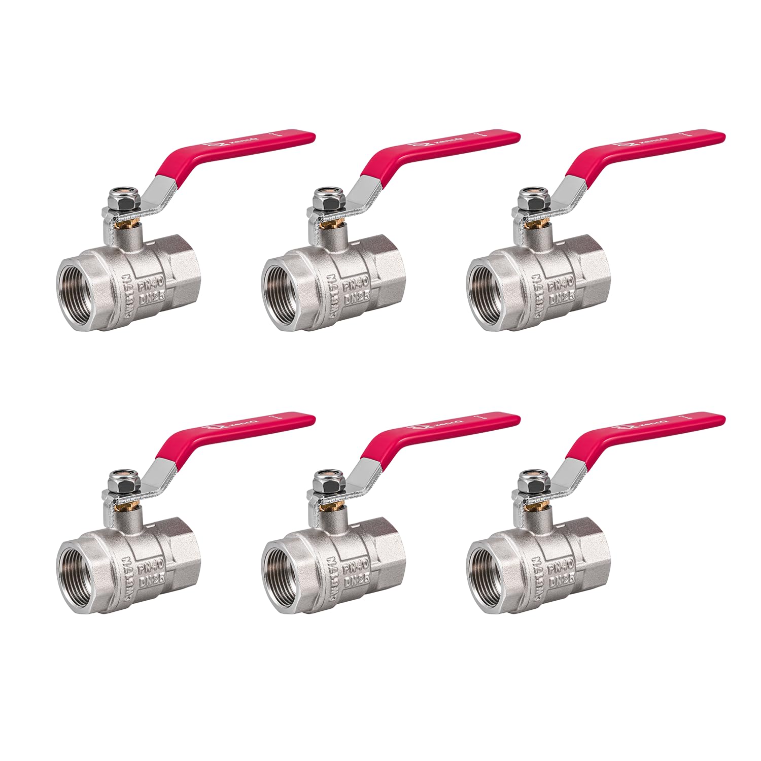 Valvola A Sfera 1 Pollice PN40 - In Ottone Nichelato, Con Leva | Per Uso Industriale E Domestico - Foto 10