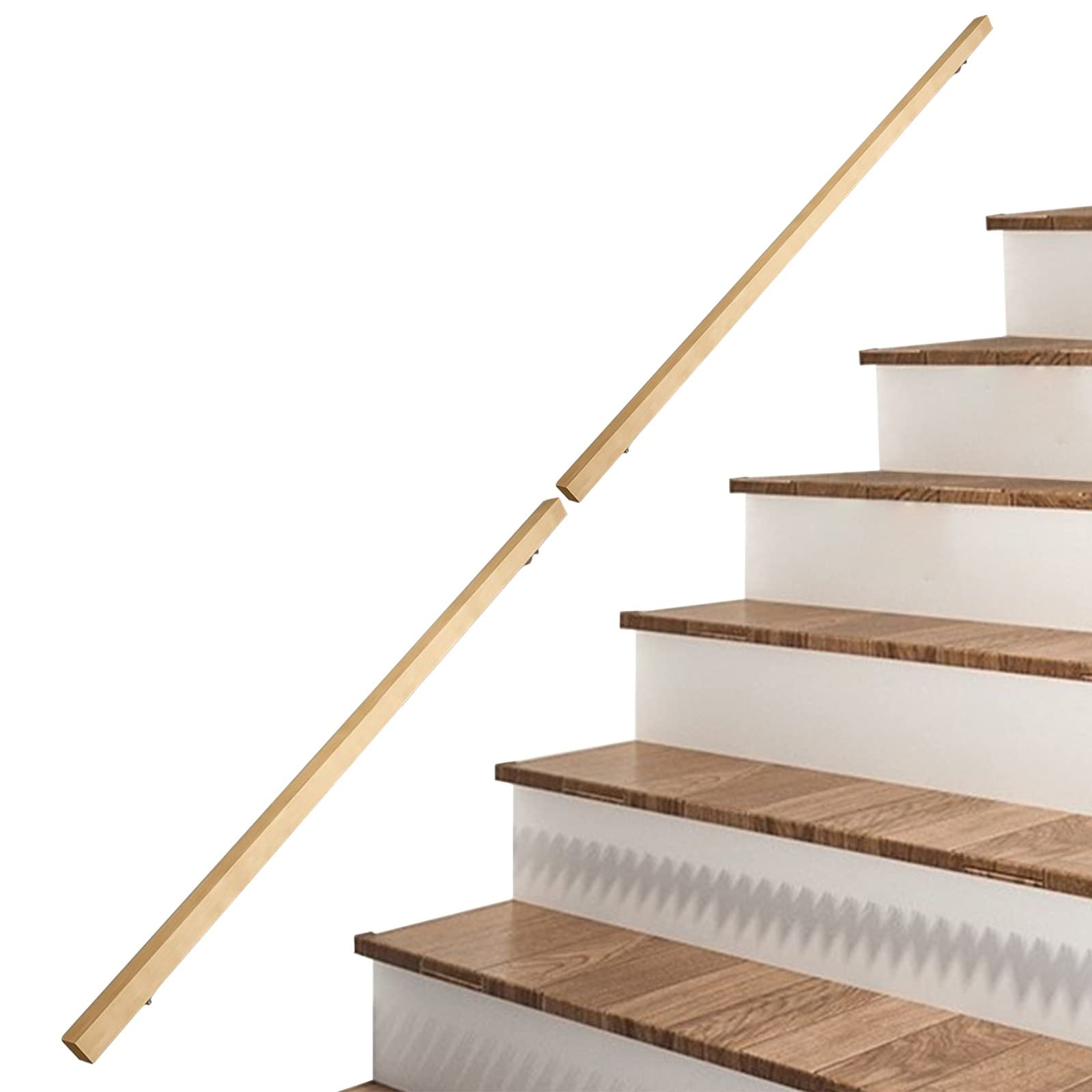 Main courante escalier bois barre de maintien pour personnes âgées et PMR 9ft