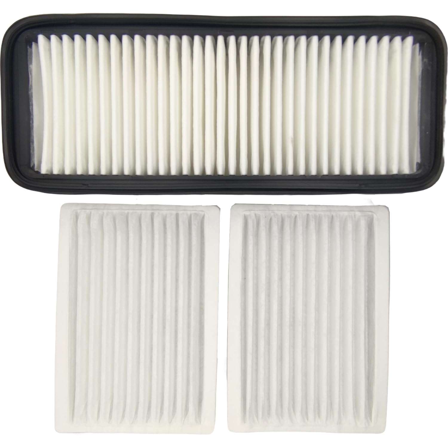 XYZIL Cabin Air Filter Kit for Kubota 6A671-75090 014520-0804 T1855-71600 Inner Recirculation Outer Roof B3000 B3030 L3240 L3540 L3560 M5040 M5140