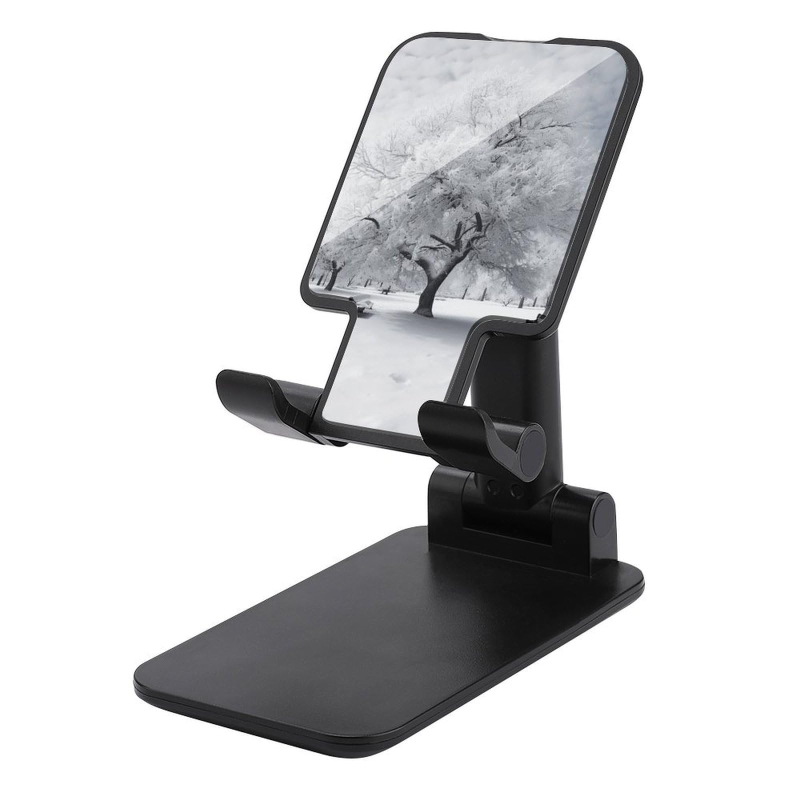 Support de téléphone portable pliable pour bureau idéal pour télétravail et vidéos