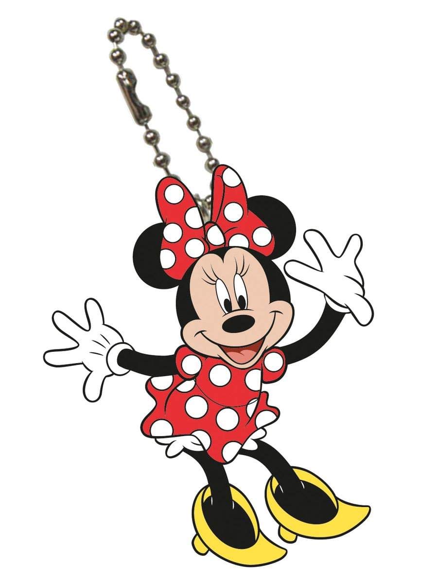 Disney Mickey Mouse Bendable Keychain Minnie