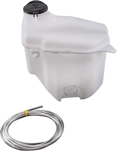 Vista 408 de TRQ Depósito de limpiaparabrisas compatible con Chevrolet Cruze 2016-2019 con luces antiniebla GM1288252 84036025 23365281PFM