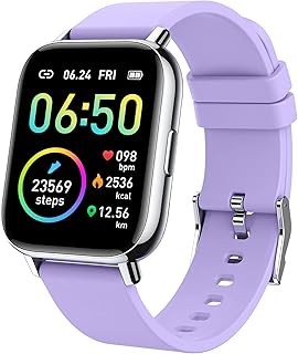 Smart Watch, Fitness Tracker 1.69" Touch Screen Fitness Watch with Heart Rate Sleep Monitor, Step Counter Watch for Women Men Activity Trackers IP68 Waterproof Smartwatch for iOS Android