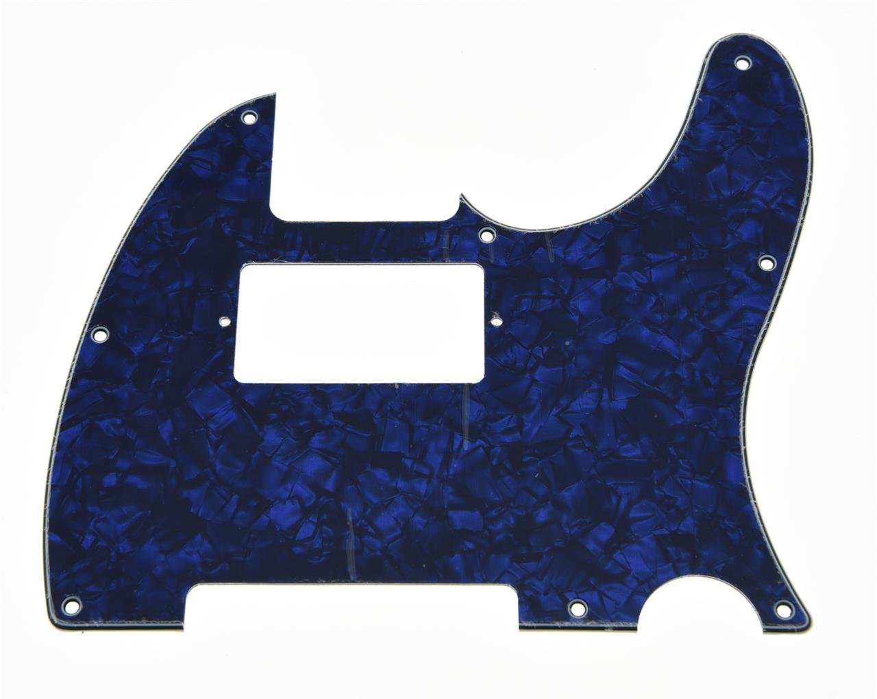 KAISH 8 Hole Tele Guitar Humbucker Pick Guard TL Pickguard for Telecaster/Tele Made in USA/Mexico Blue Pearl