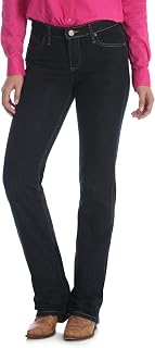 Wrangler Women's Cool Vantage Q-Baby Mid Rise Boot Cut Ultimate Riding Jean