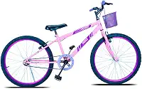 Bicicleta Infantil Forss Anny, Aro 24, Sem Marcha, Passeio, Com Cestinha