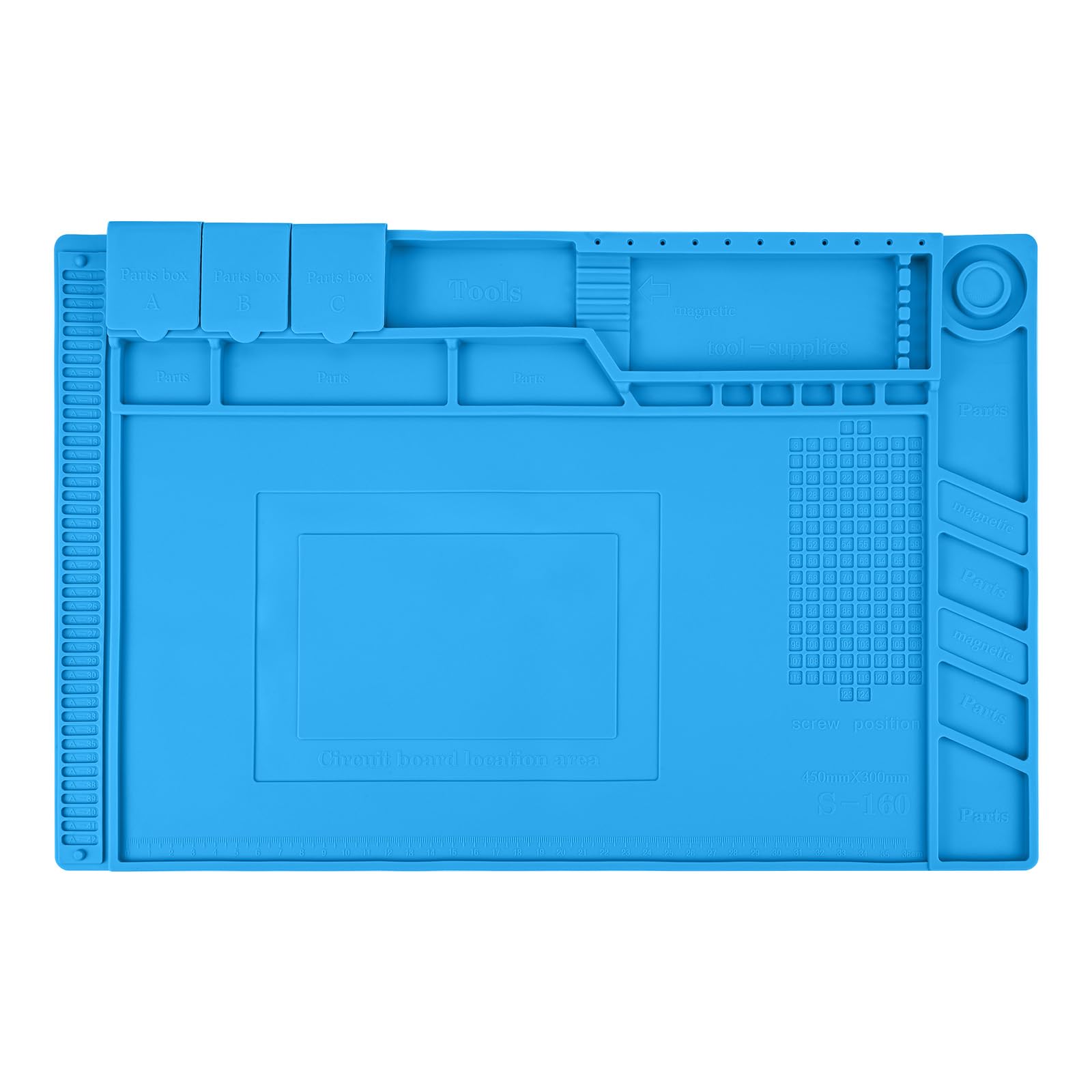 Tappetino Per Saldatura ESD In Silicone McPower LM-16 Misura 45 X 30 Cm Resistente Al Calore Antistatico - Foto 14