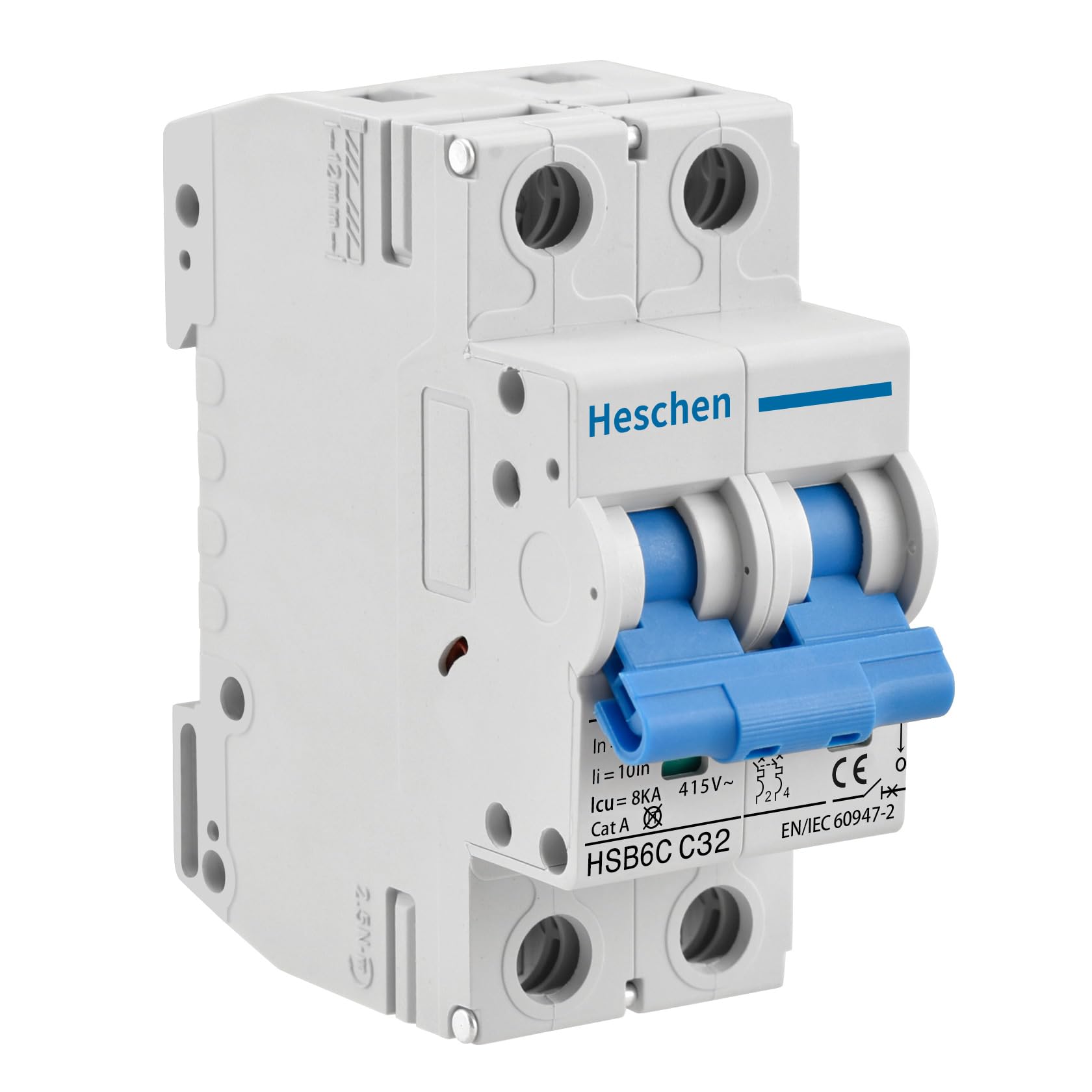 Heschen HSB6C Interruttore DIN 32A - Salvaspazio E Super Affidabile Per Impianti Elettrici - Foto 13