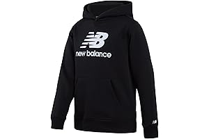 New Balance Boys' Basketball Active Fleece Pullover Hoodie