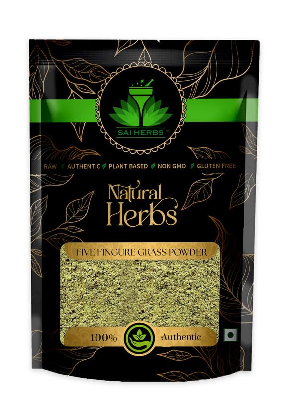 SAI HERBSSAI HERBS Five Fingure Grass Powder - Cinquefoil Powder - Five Finger Grass Powder - Potentilla Erecta Powder - Pure & Natural (1 KG)