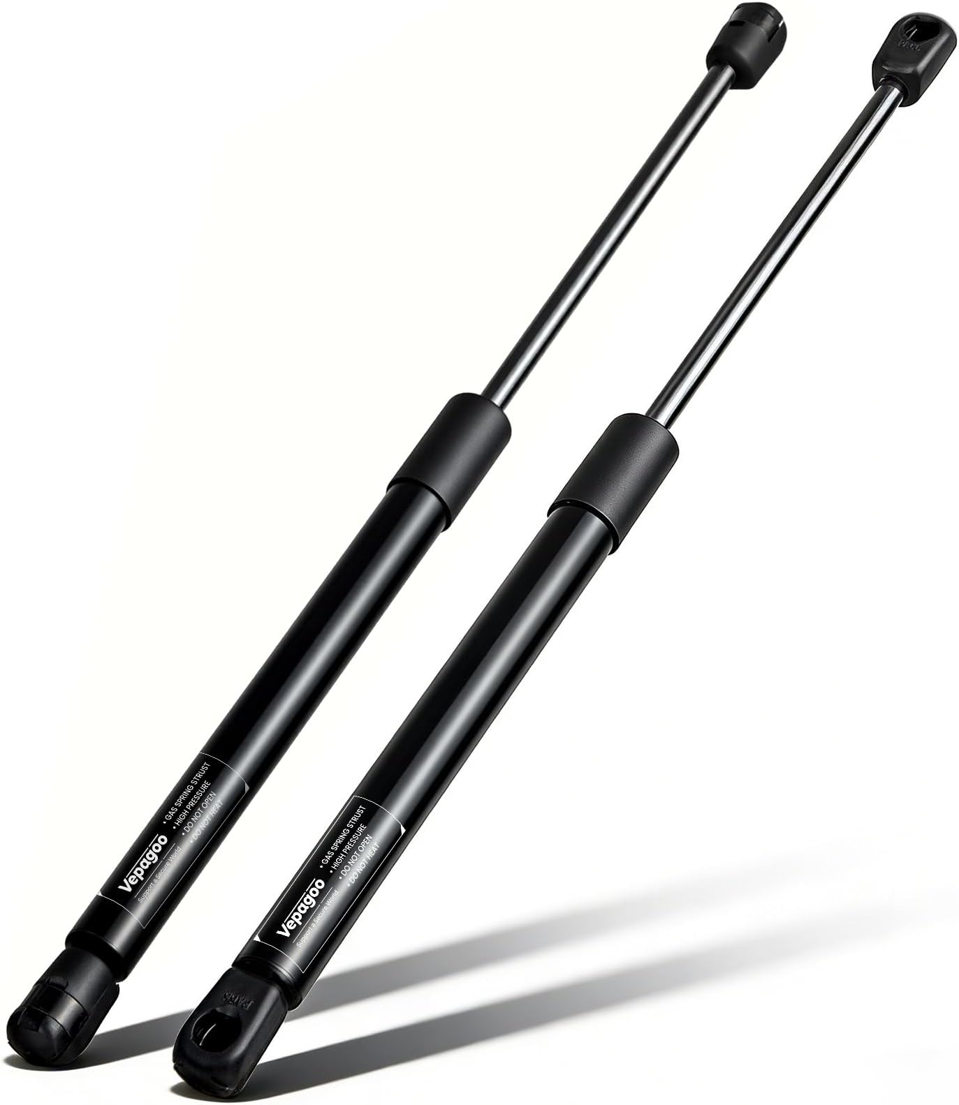 Vepagoo C16-09209 16 inch 38 lbs Gas Struts, C16-33309 Camper Shell Shock | Truck Cap Gas Spring, Leer/ARE/ATC Replacement Parts, Strong Lift, 5-mins Installation, 10mm Ball Stud, Durability