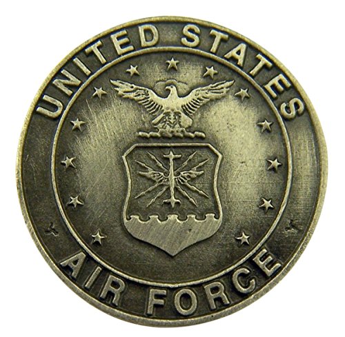 singer star case Silver Tone Faithful Protector Pocket Token with Prayer - United States Air Force