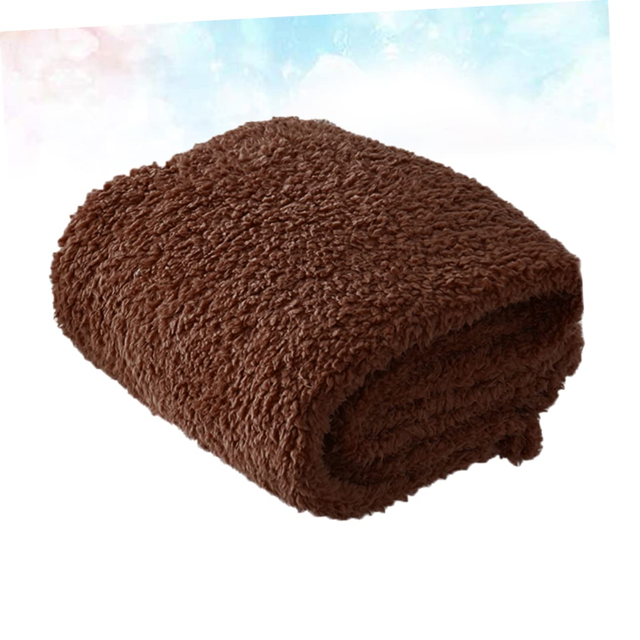 BESPORTBLE 2 Piezas Súper Cojín para Mascotas Alfombra De Peluche para Mascotas Almohadilla para De Perro Alfombras De Felpa Mantas De Felpa De Perro Peluda Coffee