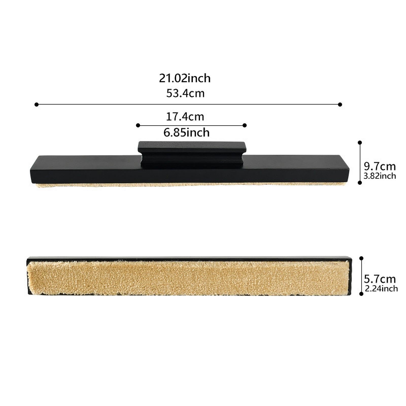 Spazzola per Shuffleboard, Spazzatrice per Shuffleboard, Legno Massello, per La Rimozione di Polvere E Sabbia, Riutilizzabile, Portatile E Pratica, St