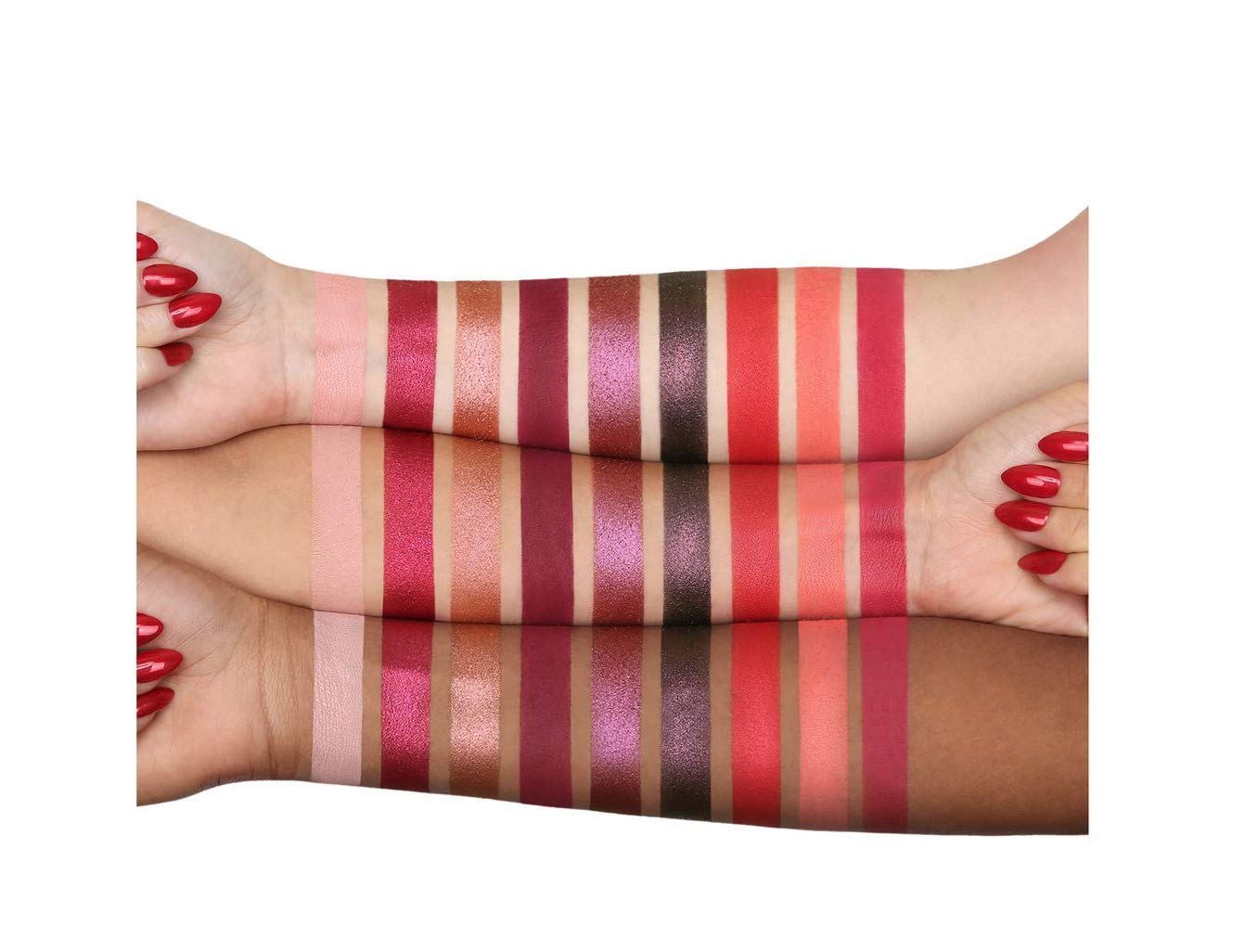 HUDA BEAUTY Obsessions paleta cieni do powiek, kolor: rubinowy