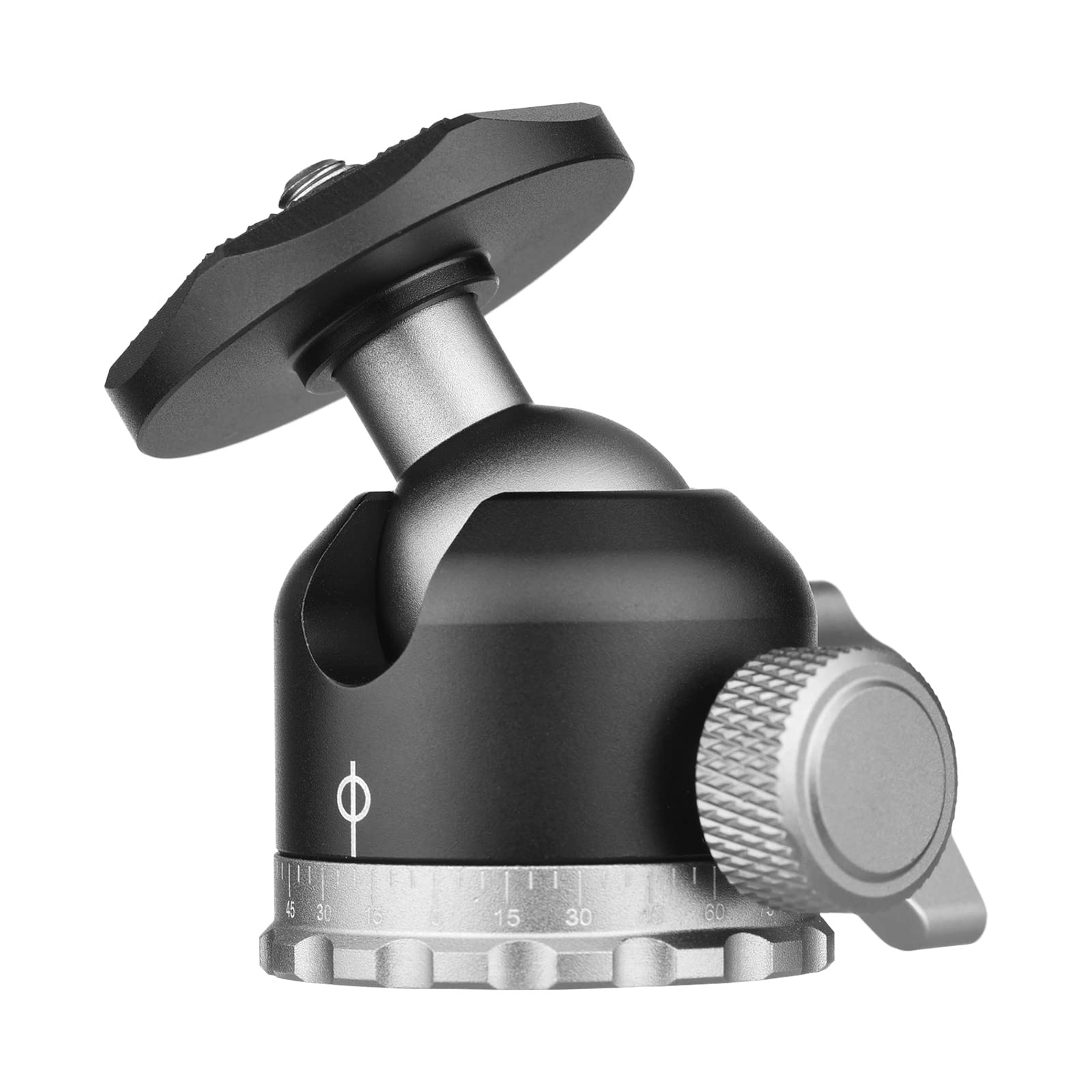 Testa A Sfera Panoramica Baugger Compatta – Alluminio CNC, 5kg Di Carico, Attacco 1/4" Per Treppiedi E Monopiedi