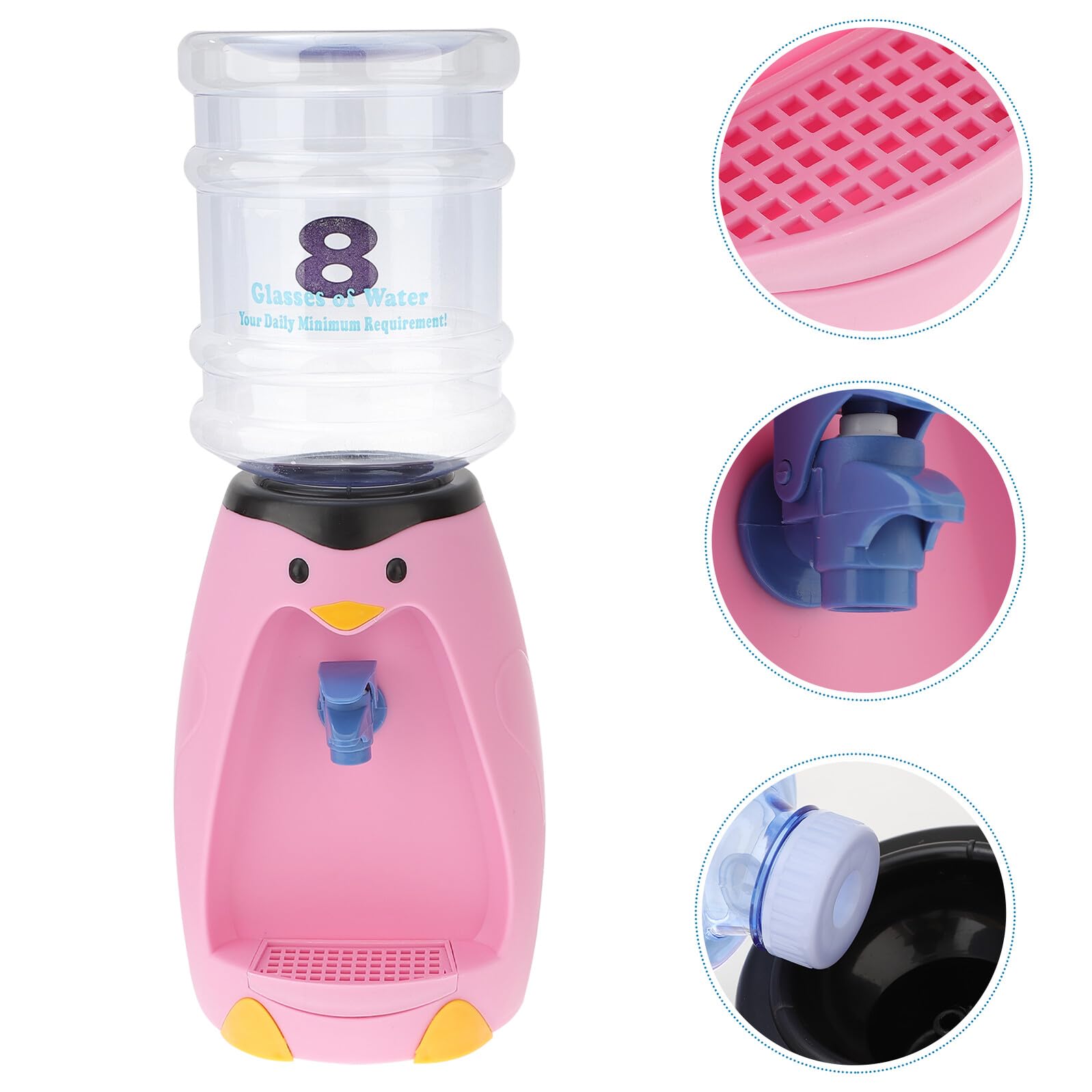 Mipcase Mini Dispensador de Agua Pequeño de Plástico Compacto y Fácil de Instalar Capacidad de 200 Ml para Uso en Casa y Oficina Color Aleatorio