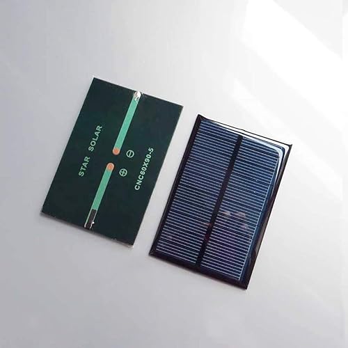 Miniatura 4 de 3pcs 5V 150mA Panel Solar Pegamento de Panel Solar Cargador de Batería de Célula Solar DIY Producto Solar Mini Pequeño Panel Solar Kit de Módulo de