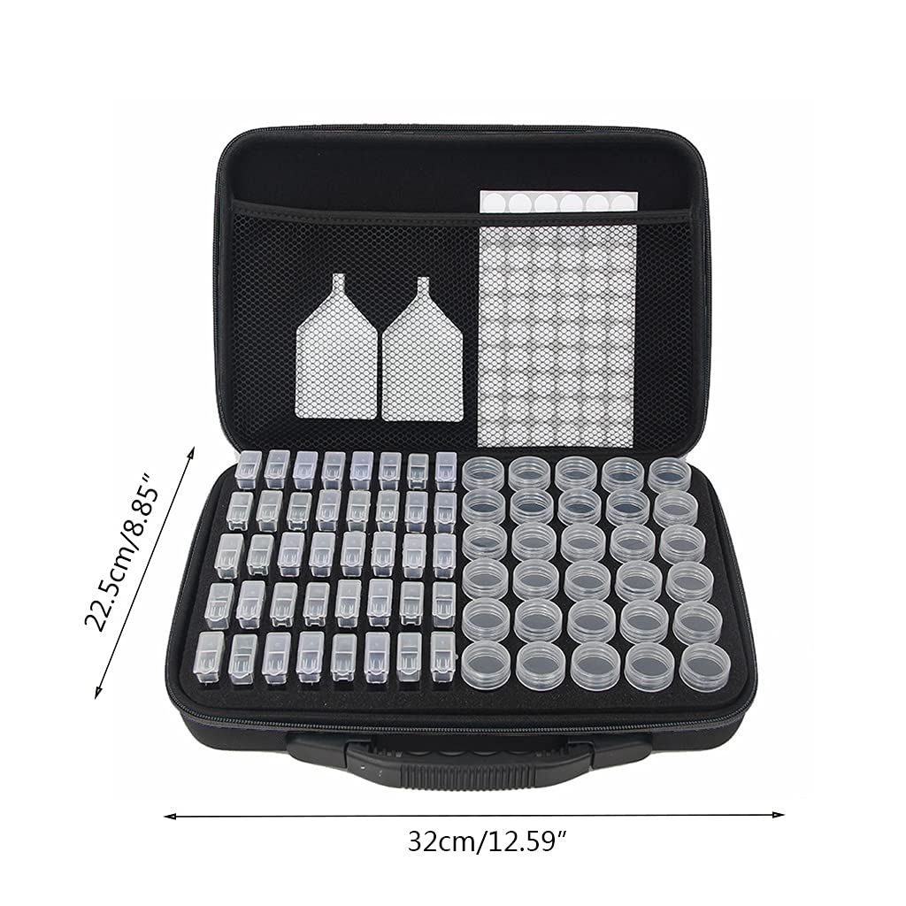 Lot de 70 boîtes de rangement 5D Diamond Art pour accessoires de couture