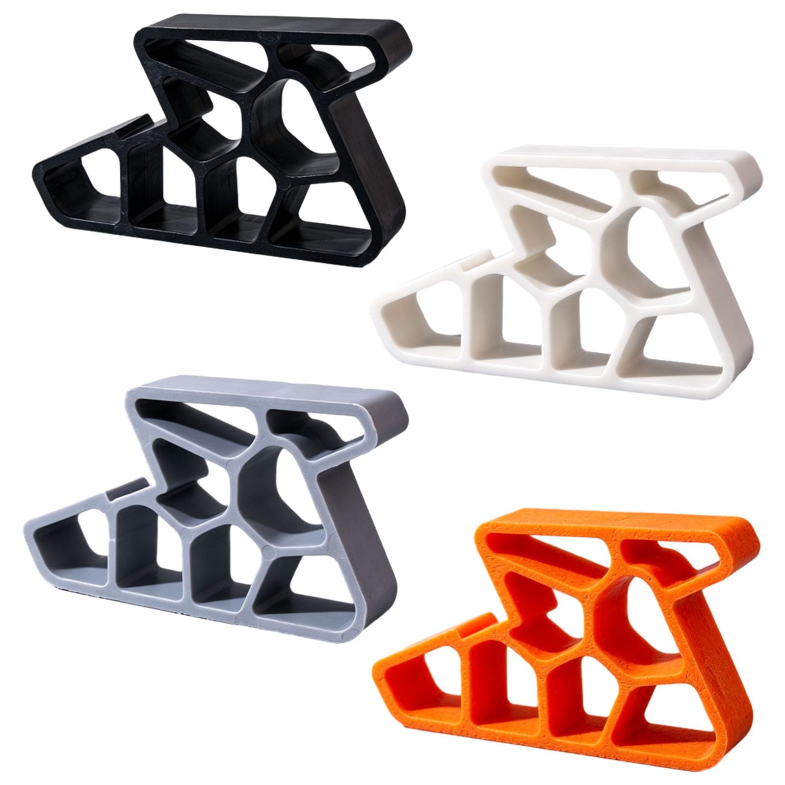 2/4 PCS Secure Track Door Stop, Window Stopper Wedge，All Color