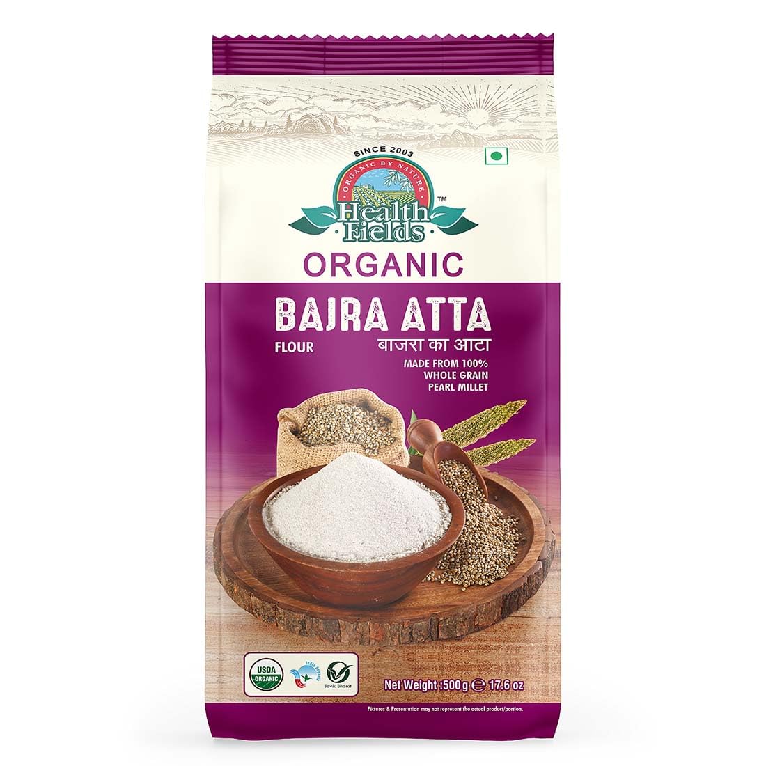 HEALTHFIELDS Organic Bajra Atta,500 Gm (B09ZHSGWDQ) Amazon Price History, Amazon Price Tracker