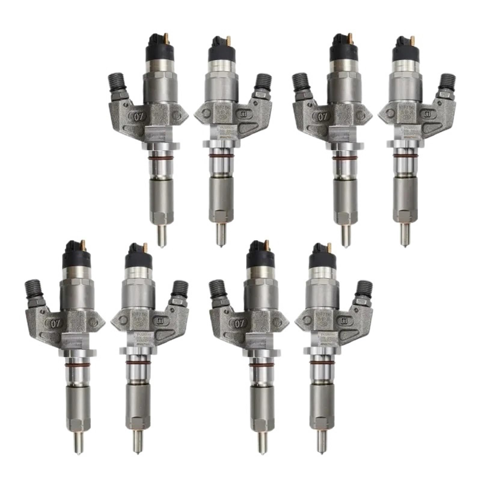 8pcs 0986435502 0445120008 97729095 Diesel Fuel Injector for 2001-2004 2500HD 3500HD 6.6L LB7