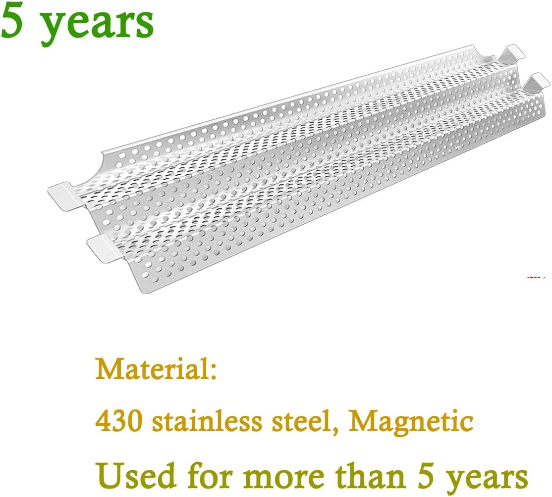 S9408A (8-Pack) 23 1/8" 16GA Stainless Steel Heat Plate Replacement for Viking VGBQ 30 in T Series, VGBQ 41 in T Series, VGBQ 53 in T Series, VGBQ30, VGBQ41, VGBQ53