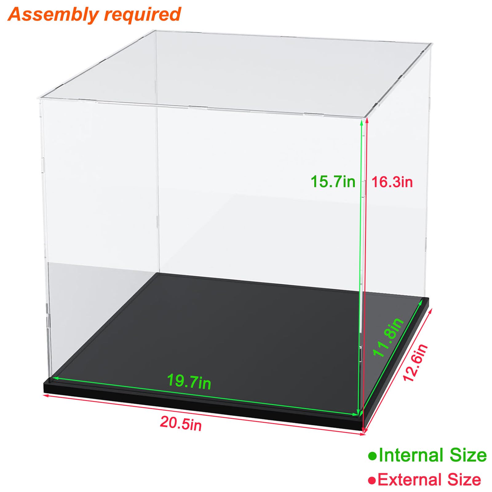 Amazon.com: 3mm Clear Acrylic Display Case for LEGO 75639 Going