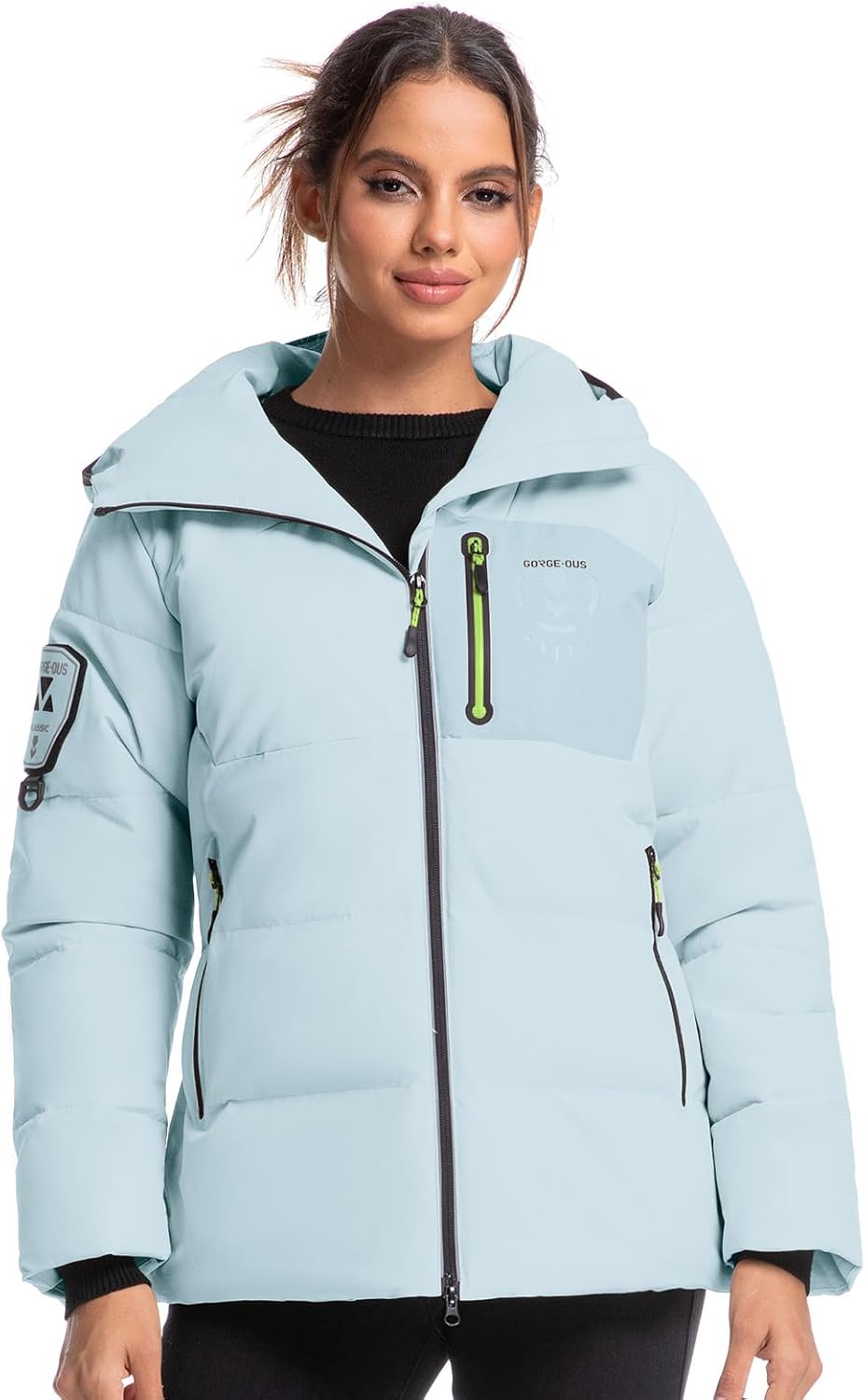 Women’s Thermal Ski Jacket: Waterproof, Windproof, Hooded & Pocketed Women’s Thermal Ski Jacket: Waterproof, Windproof, Hooded & Pocketed