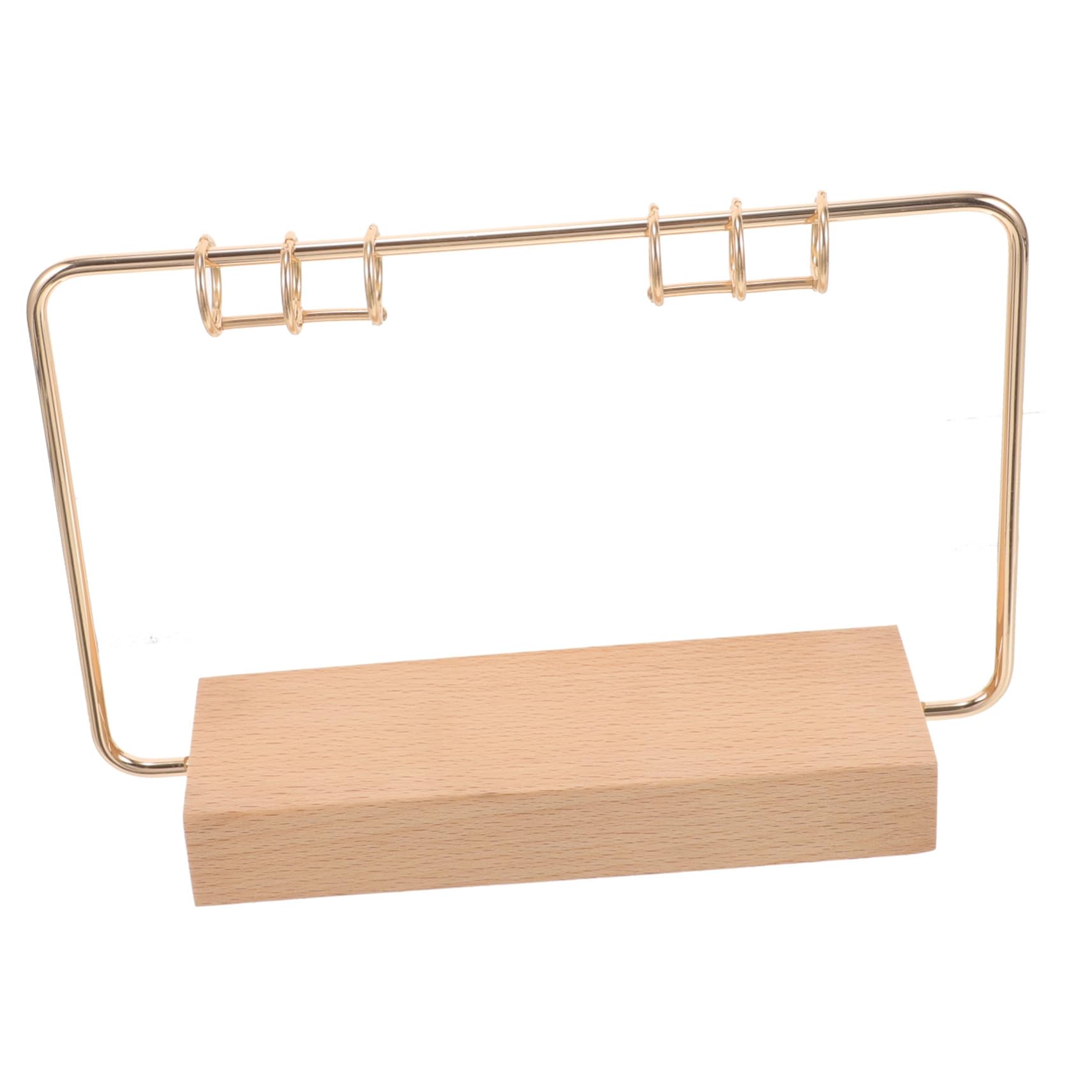 VILLCASE 5sätze Tischkalender Ständer Mit Eisenhalterung Eleganter -kalender Für Büro Stabiler Kalenderhalter Mit Runder Eisenstruktur Und Ringbindern Dekorativer Kalenderständer Für