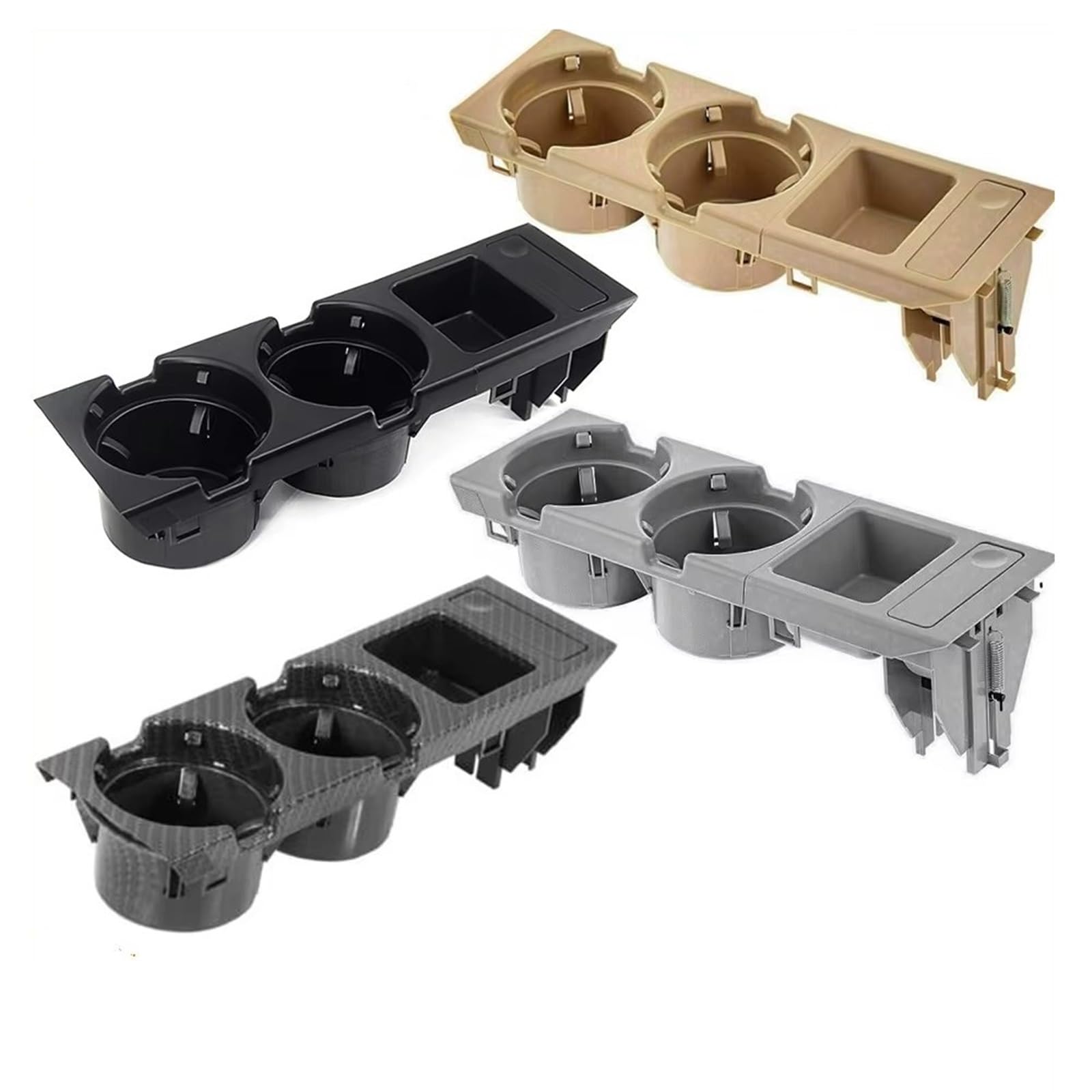 Portavasos Para BMW E46 1999-2006 | Soporte Bebidas Consola Central Con Caja Monedas - Reemplazo 51168217953